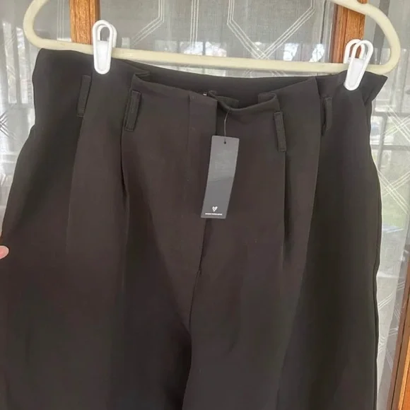 Lulu's Black Wide Leg Pants - Picture 3 of 3